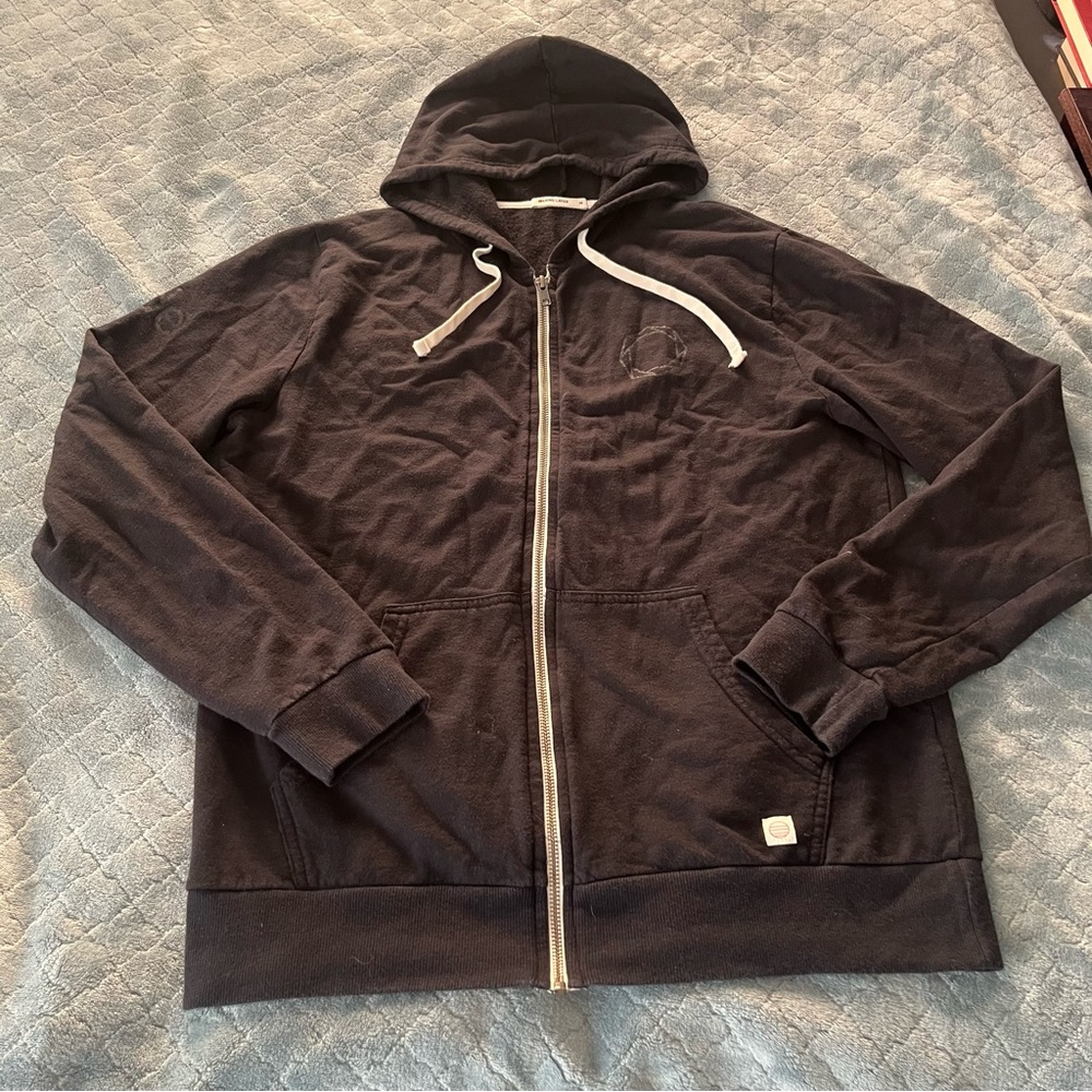 Marine Layer Dark Gray Zip-Up‎ Sweater